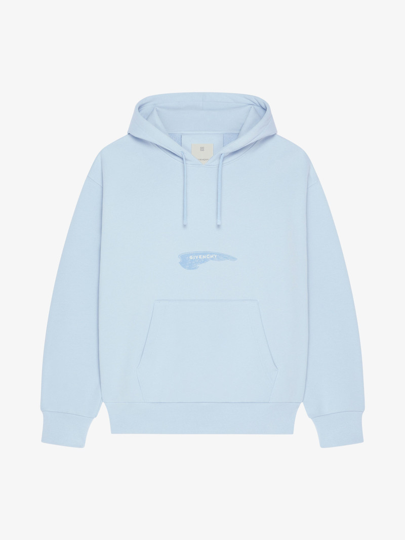 BOXY FIT HOODIE IN FLEECE GIVENCHY WINGS 1