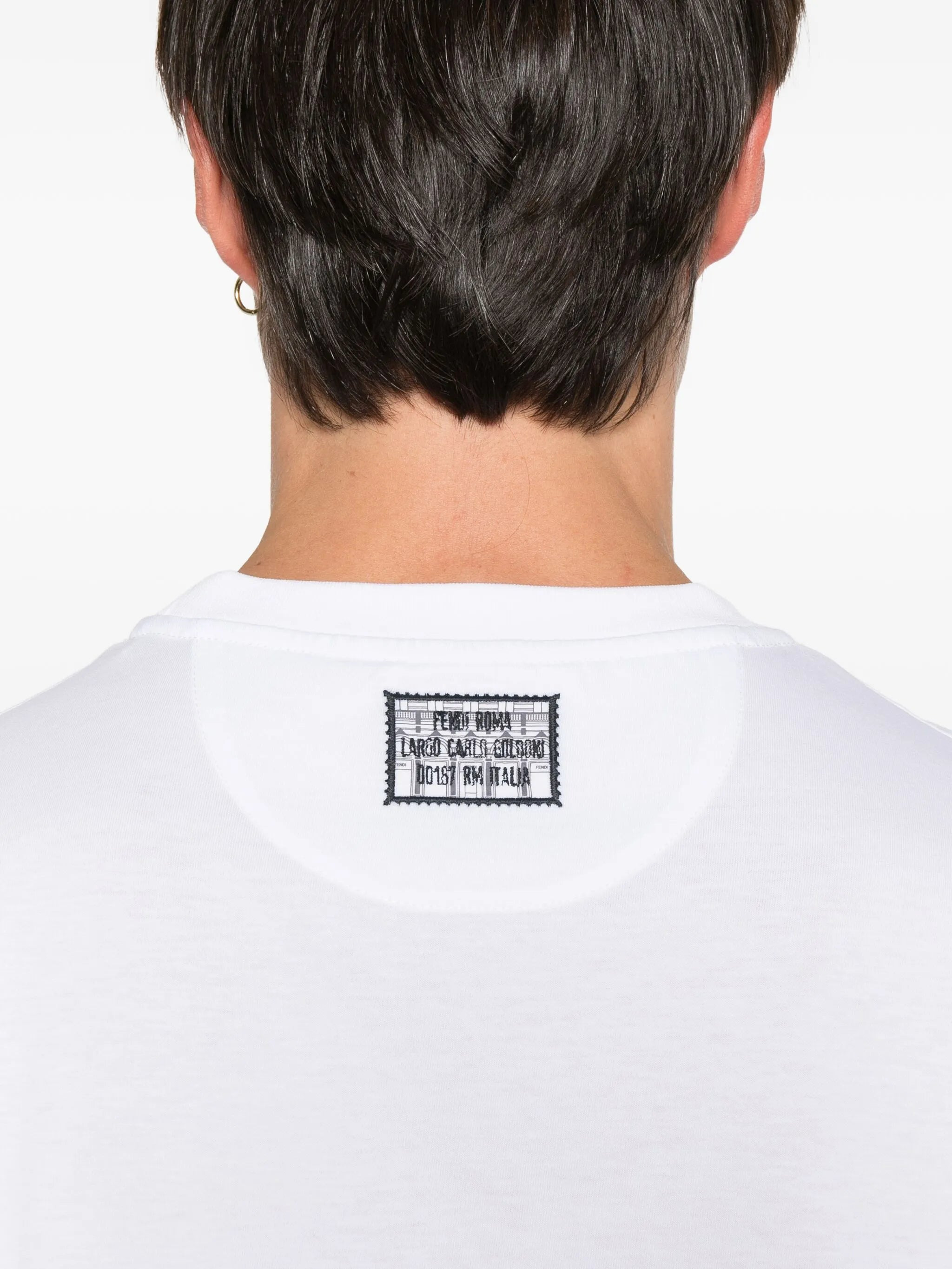 Fendi Logo-patch T-shirt - 3
