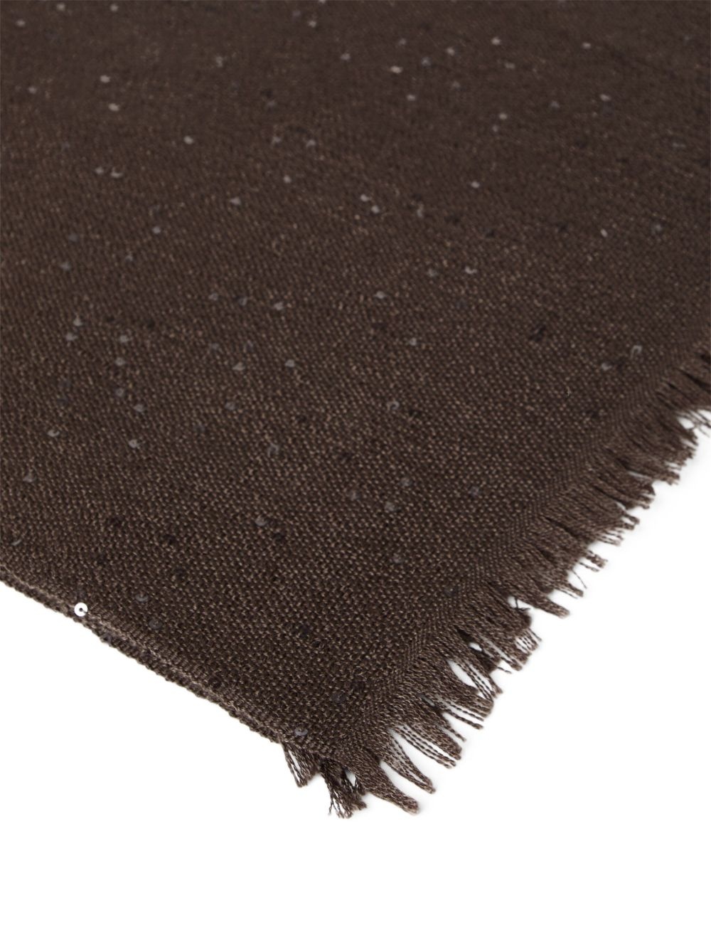 sequin-embellished scarf - 3