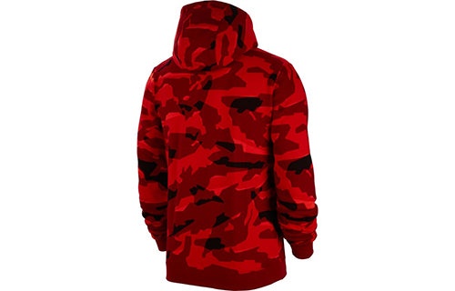 Men's Nike Sports Stay Warm Hooded Casual Red AR2868-677 - 2