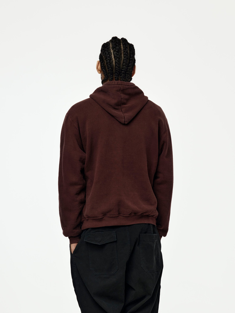 A.PRESSE VINTAGE ATTACHED HOOD SWEAT PARKA (BURGUNDY) SIS outlook