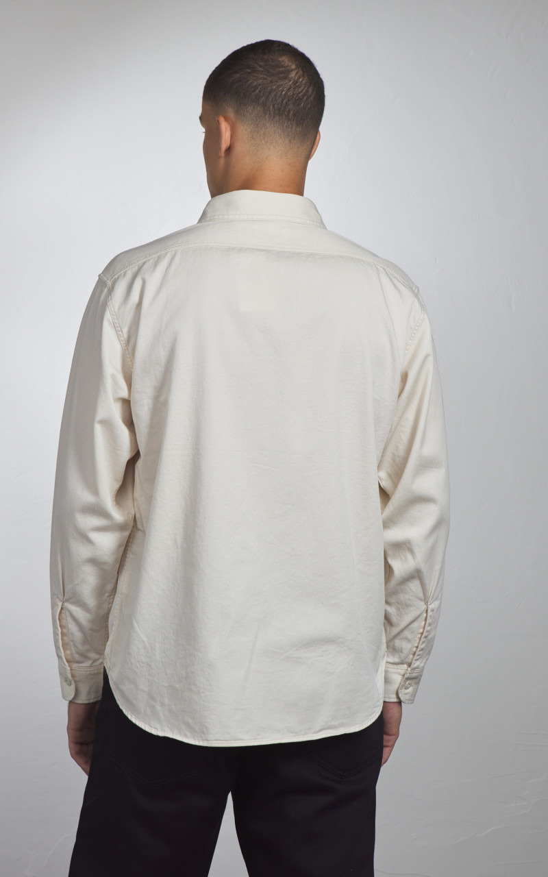 4087-2 TWILL WORK SHIRT ECRU - 6