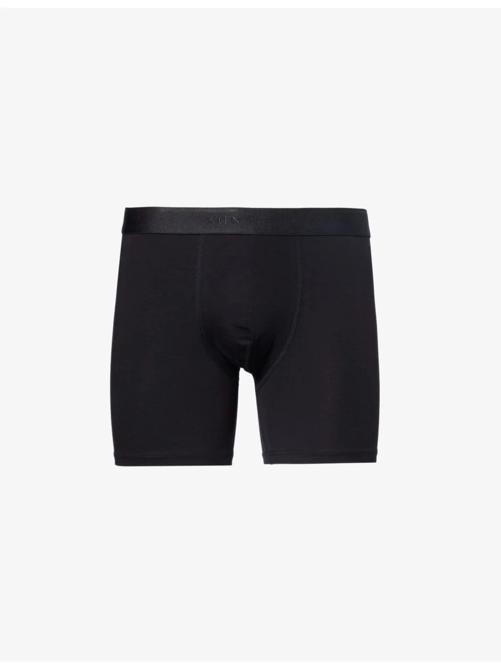 Elasticated-waistband stretch-cotton trunks - 1