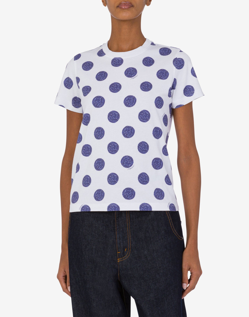 ORGANIC JERSEY T-SHIRT BIRO POLKA DOTS - 1