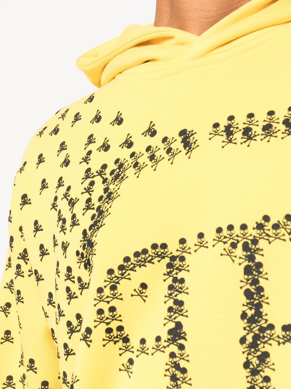 Skull and Bones cotton hoodie - 5