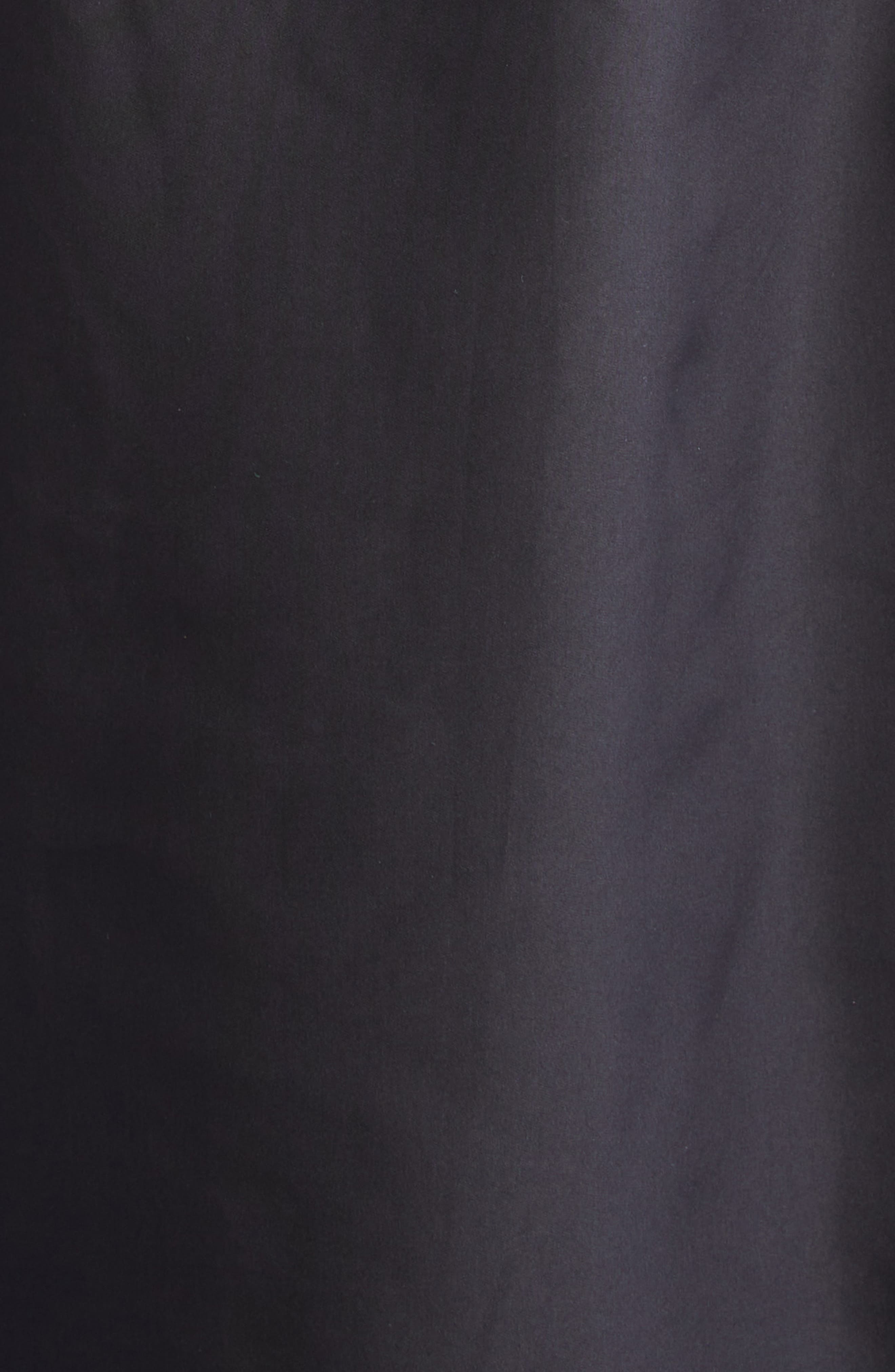 Cecilie Bahnsen Betsy Ruched Puff Sleeve Drawcord Waist Recycled Faille Dress in Black at Nordstrom - 6