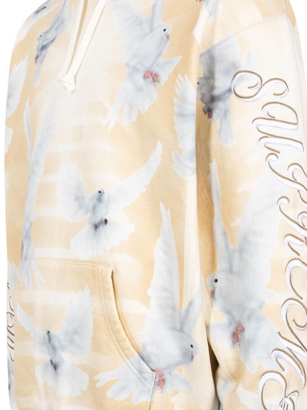 Doves graphic-print hoodie - 2