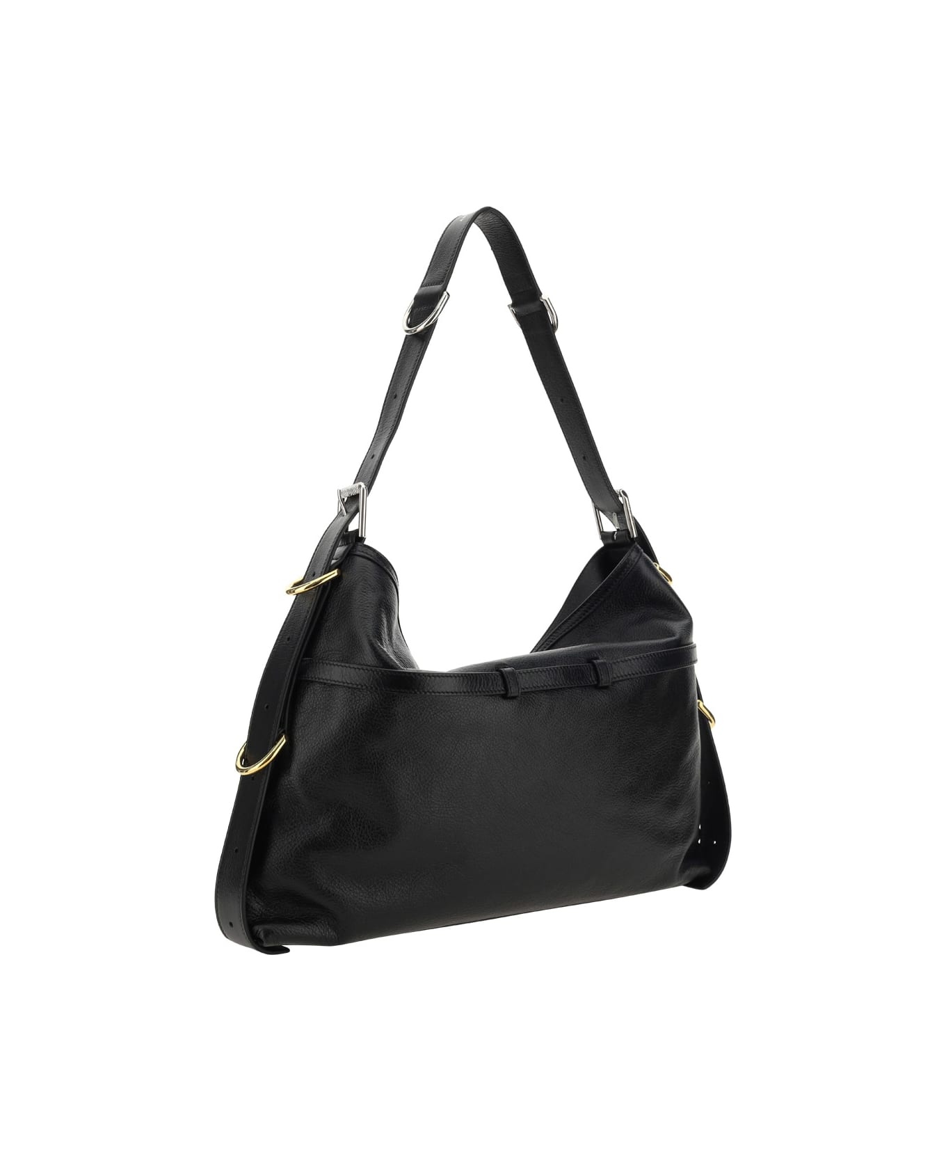 Black Medium Voyou Bag - 3