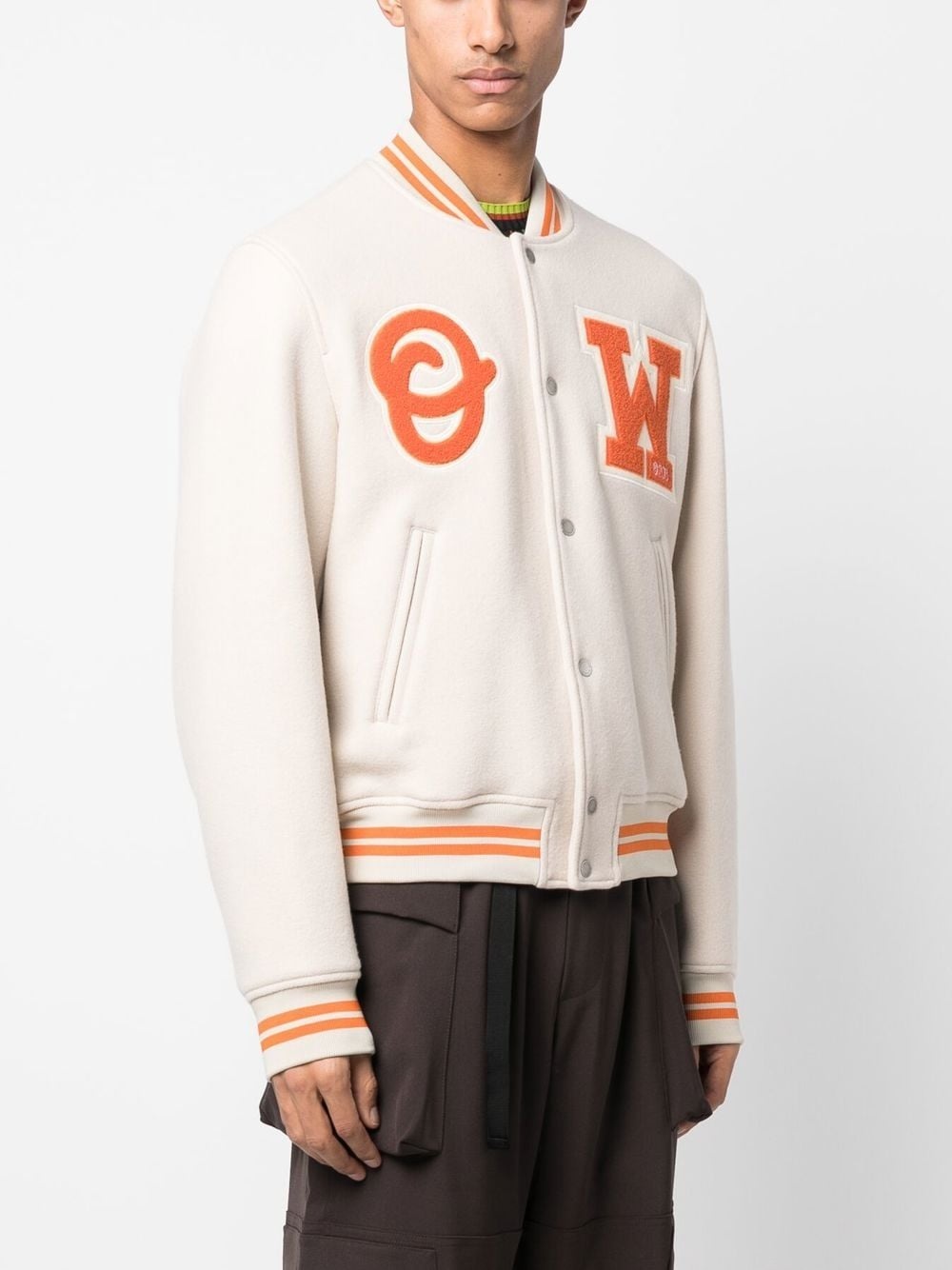 logo-patch varsity jacket - 3
