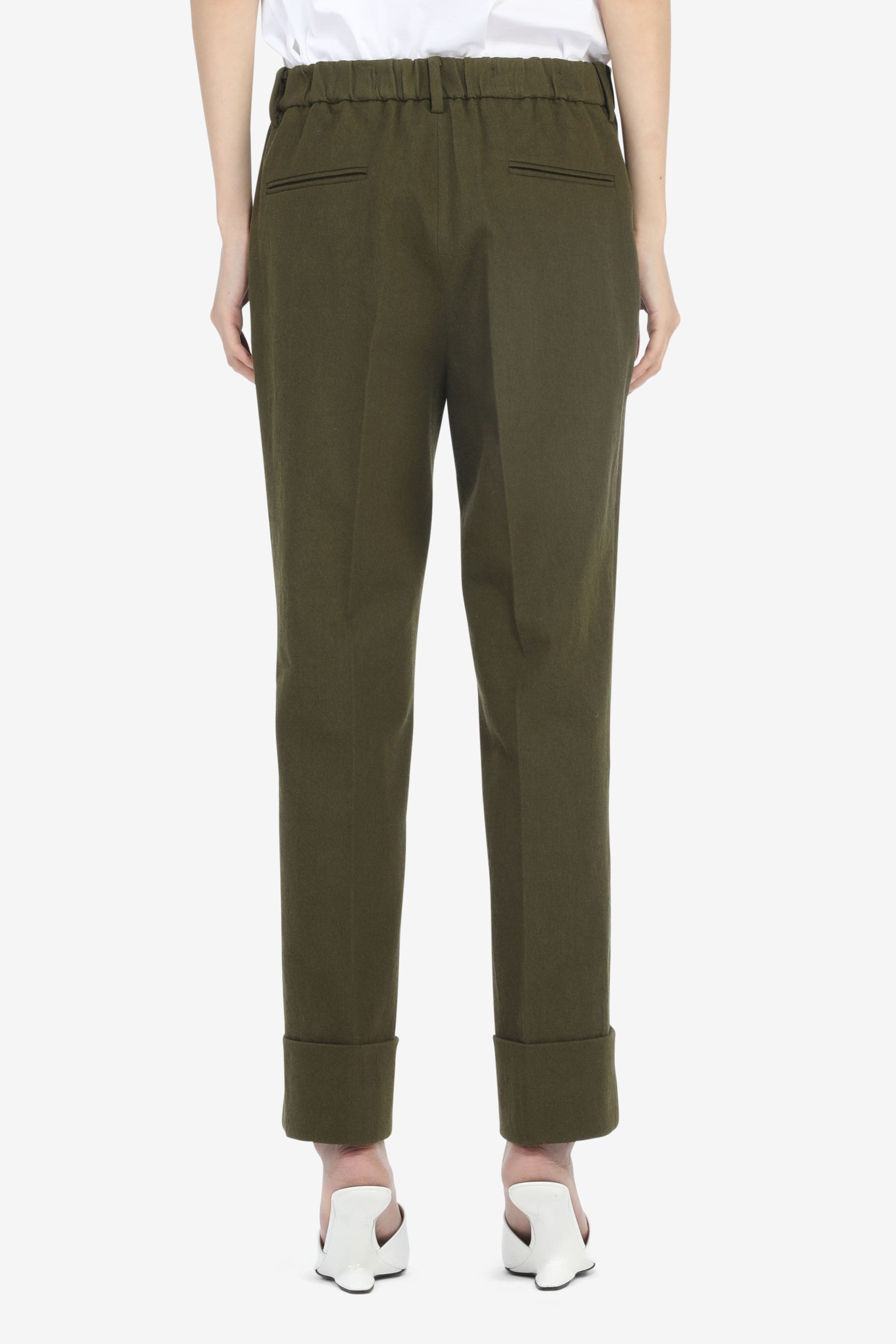 CROPPED STRAIGHT-LEG TROUSERS - 2