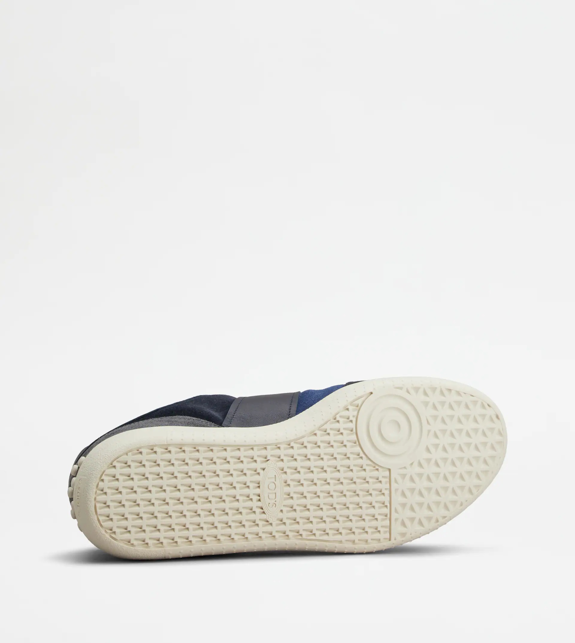 TOD'S TABS SNEAKERS IN SUEDE - BLUE, BLACK - 4