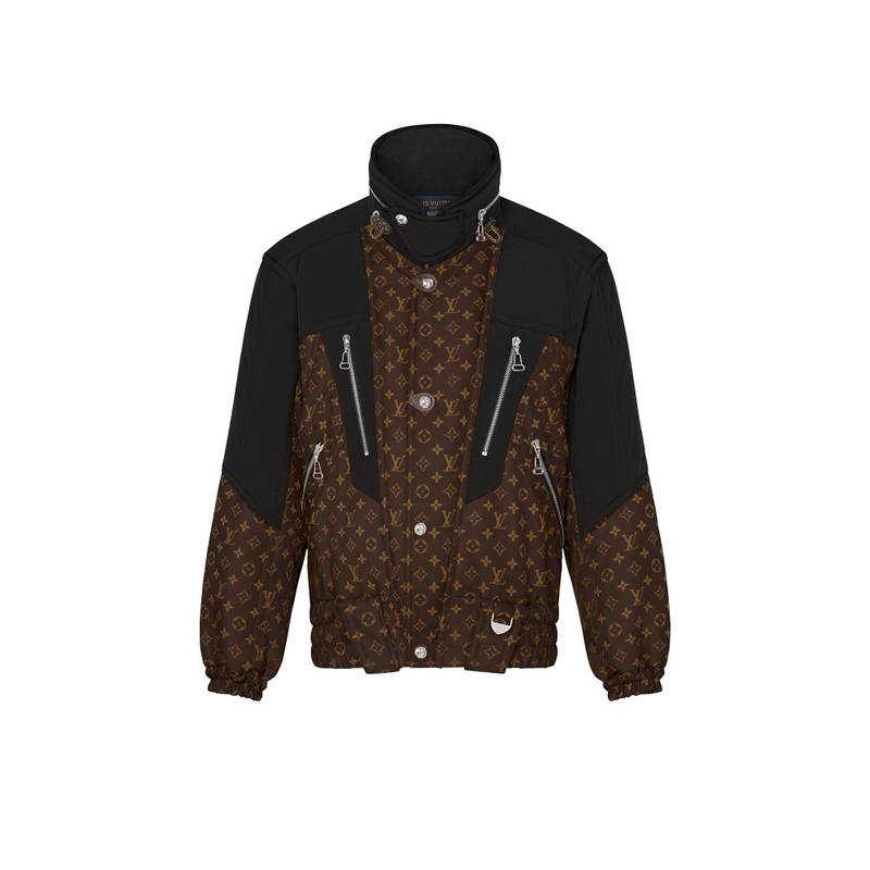 Retro Monogram Oversized Ski Jacket  1