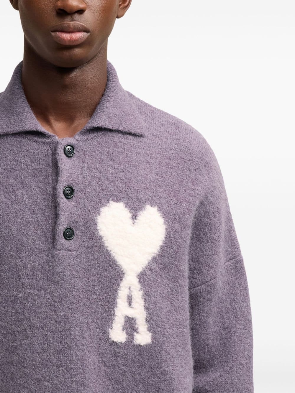 Ami De Coeur polo-collar jumper - 6