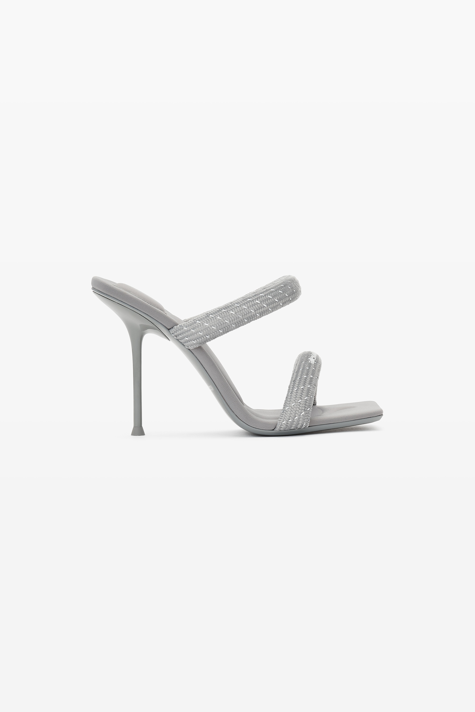 サンダル・ミュール ALEXANDER WANG SANDALO JULIE IN NYLON julie 105mm nylon tubular sandal in LIGHT PINK | alexanderwang®