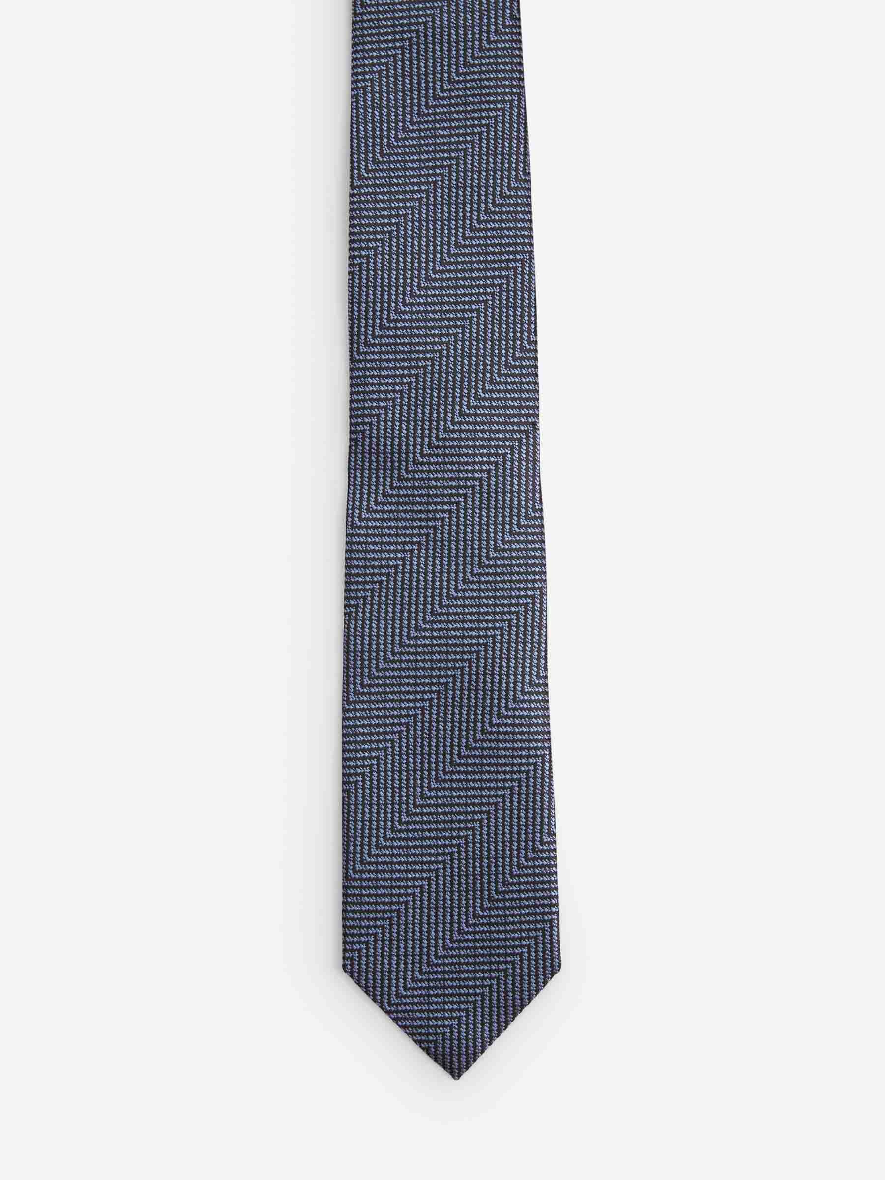 TEXTURED SILK TIE - 2