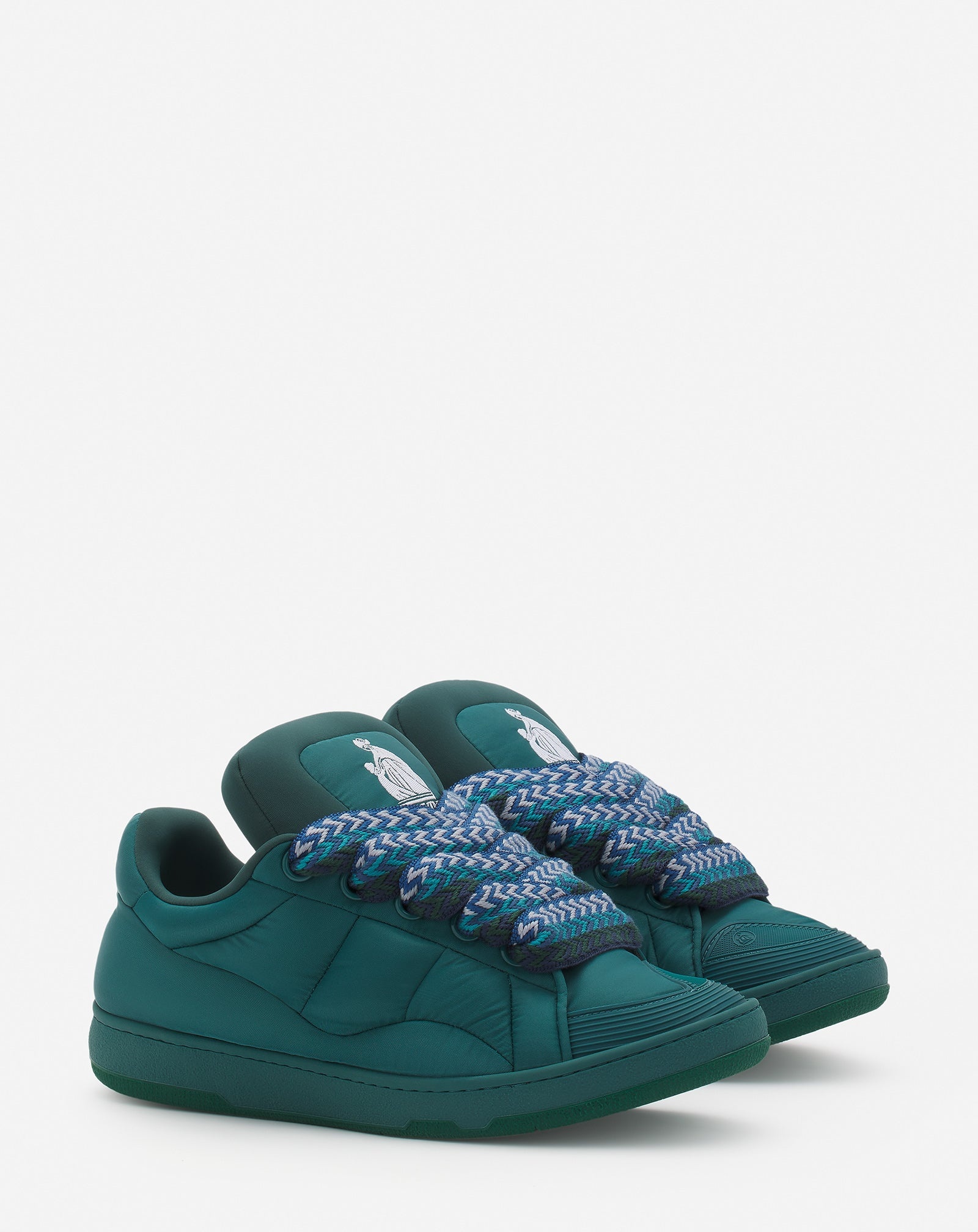XL NYLON CURB SNEAKERS - 2