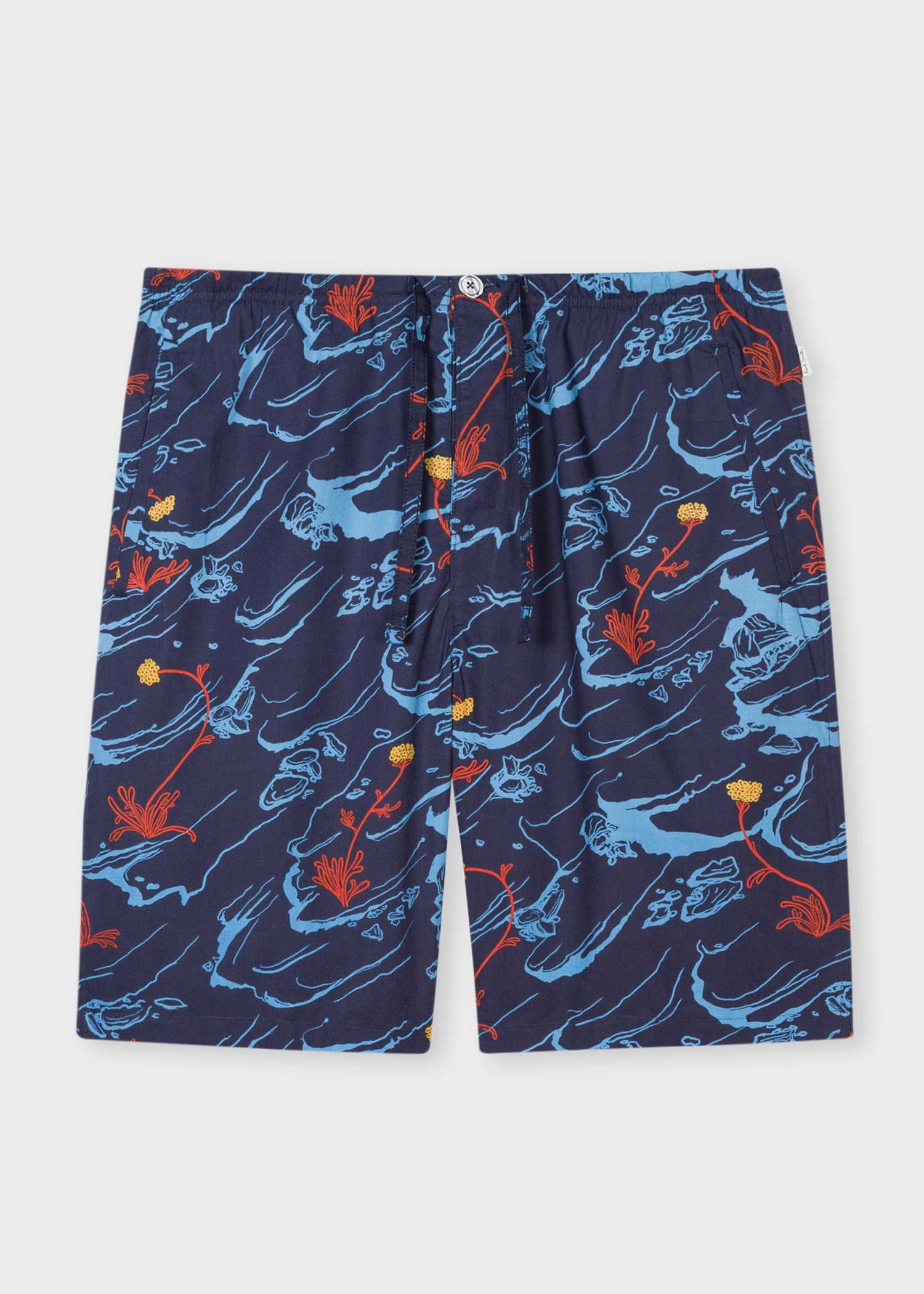 Navy 'Long Cliff' Short Pyjamas - 3