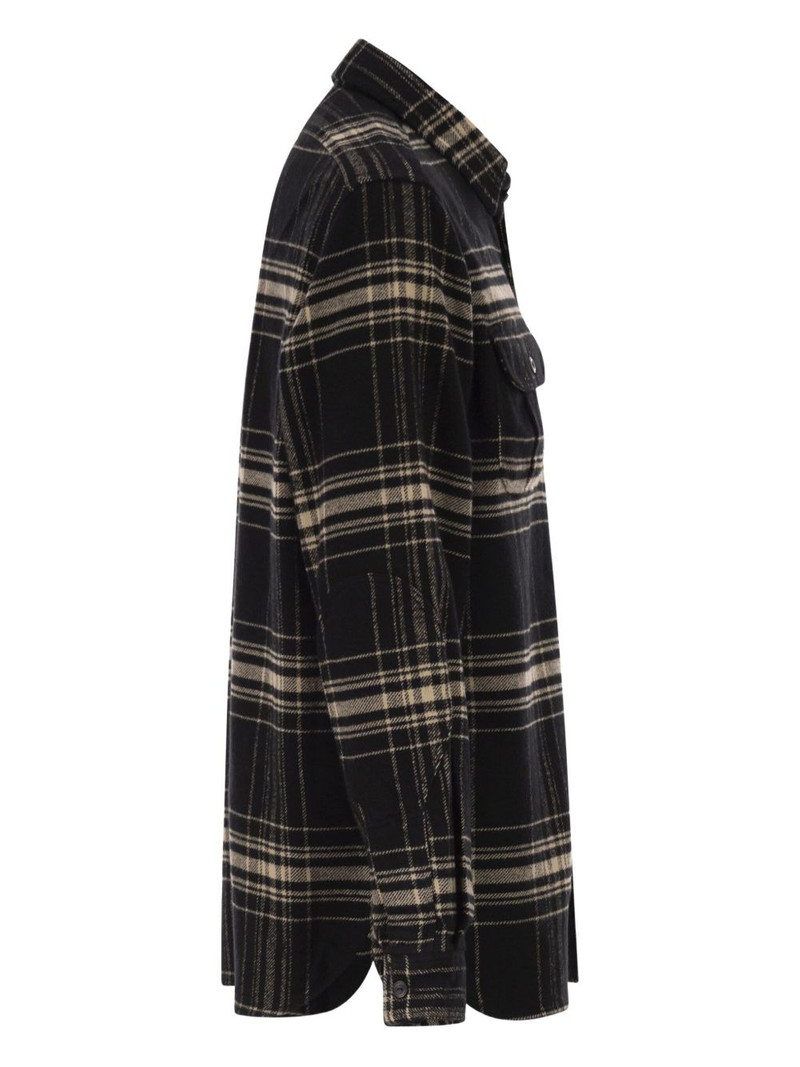 tartan cargo pocket shirt 3