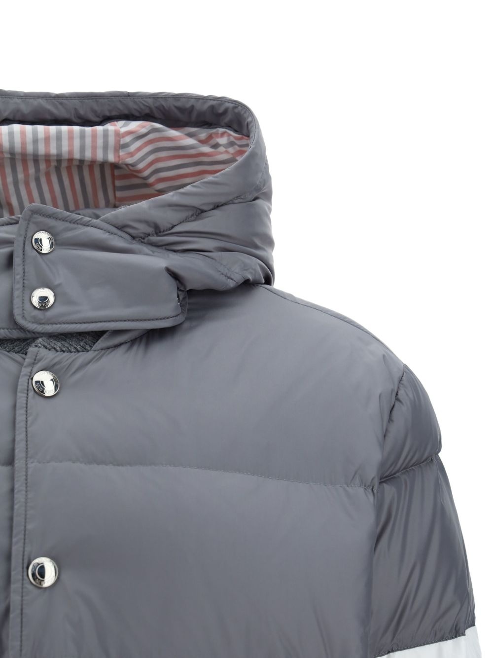 4-Bar down hooded coat - 3