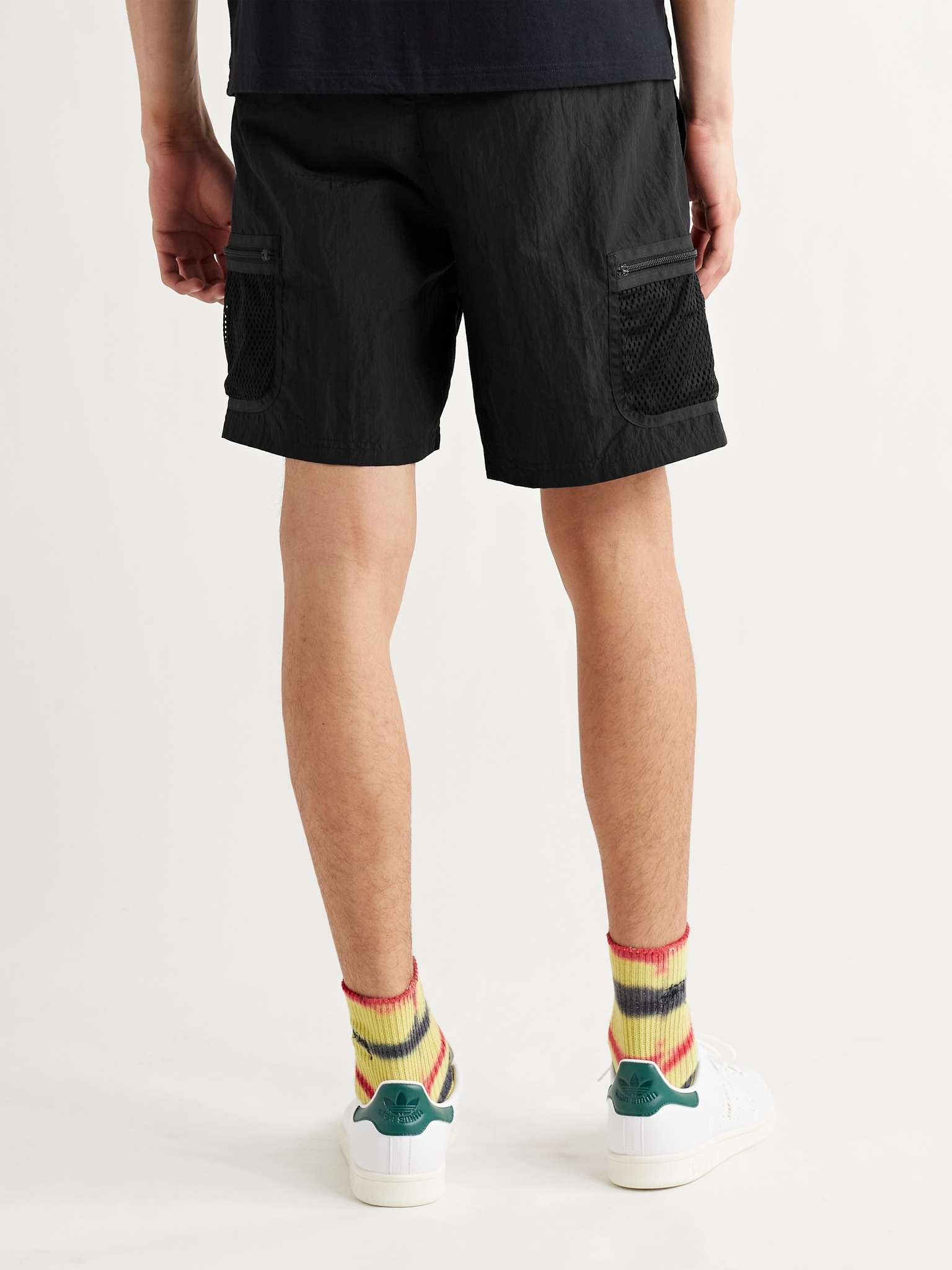 Adventure Logo-Embroidered Mesh-Trimmed Nylon Shorts - 4