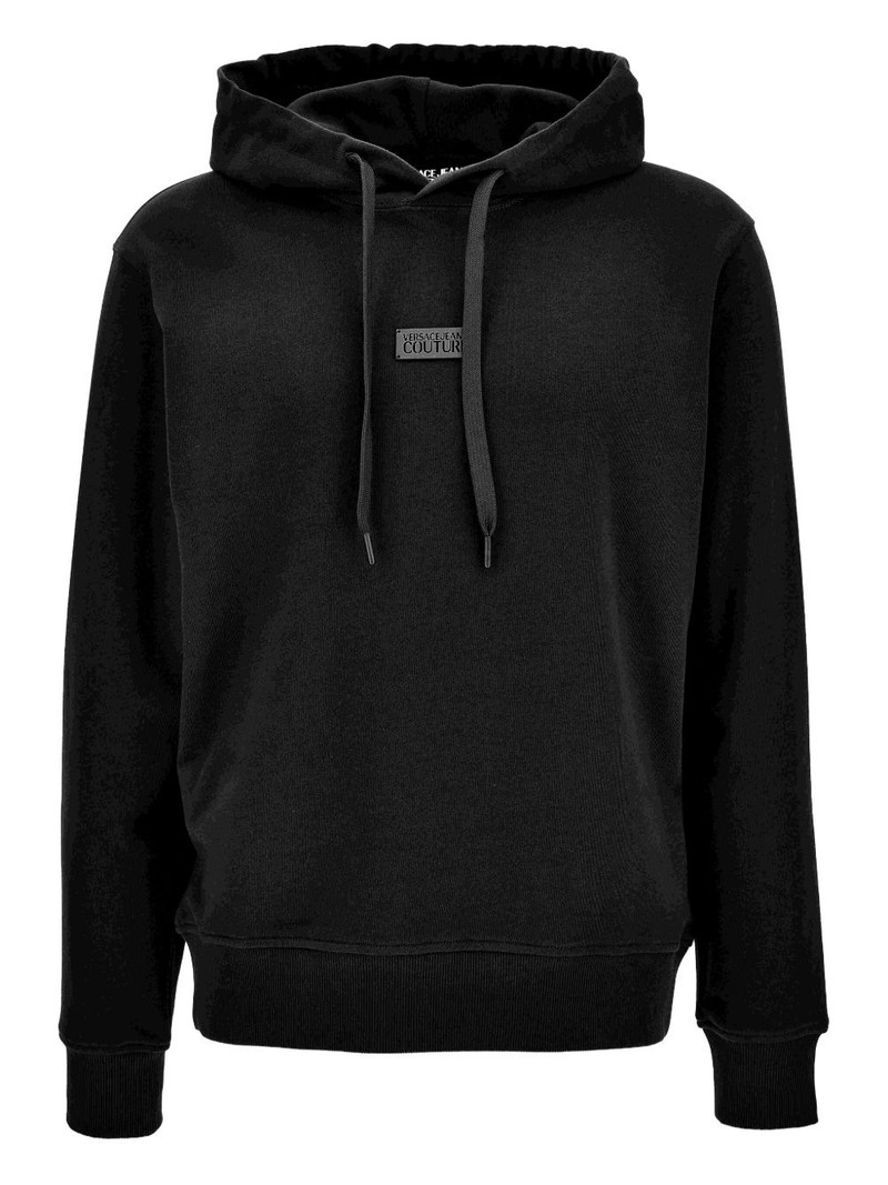 drawstring-hood sweatshirt 1