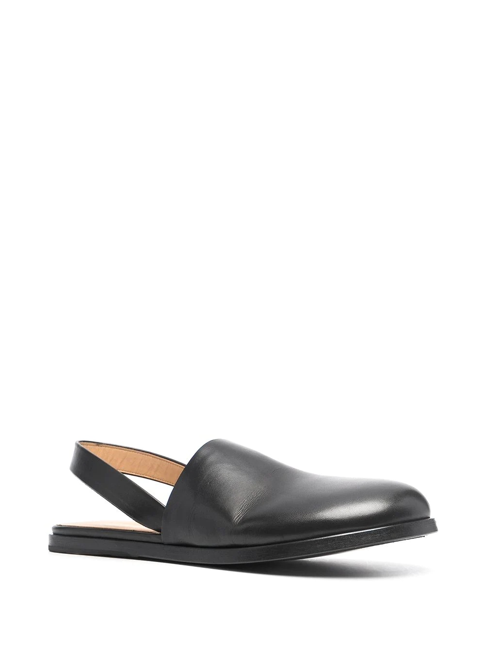 slip-on leather sandals - 2