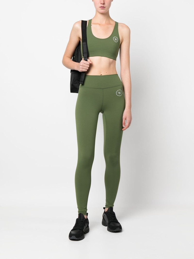 Sporty & Rich logo-print detail leggings outlook