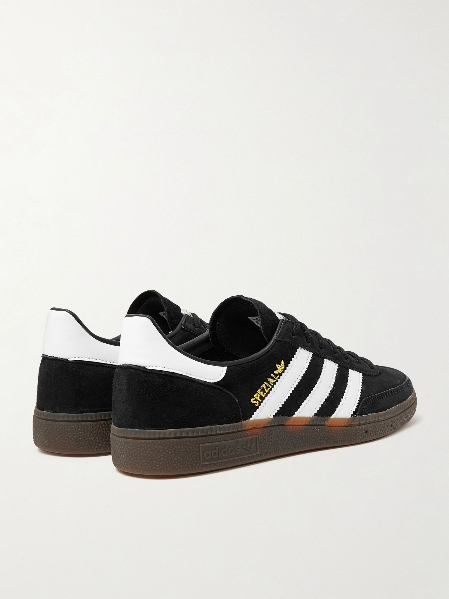 Handball Spezial Suede and Leather Sneakers Black - 4