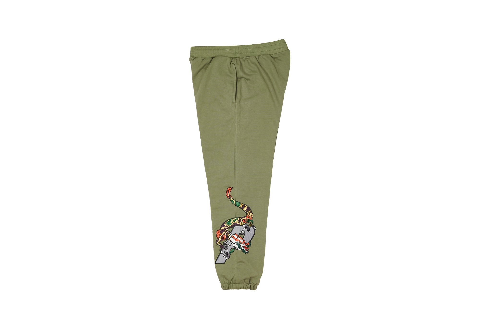 DRAGON SWEATPANTS OLIVE - 2