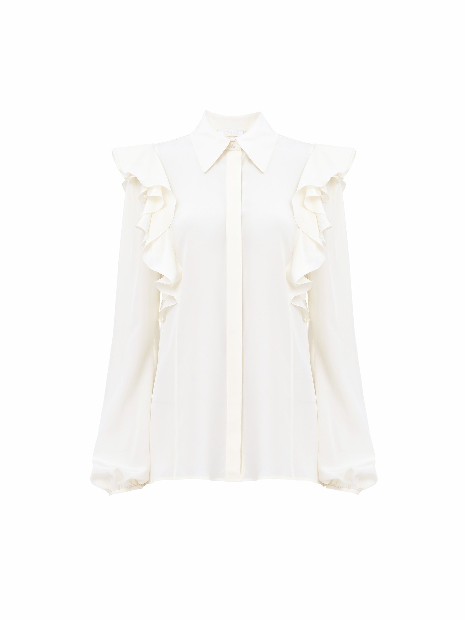 RUFFLED BLOUSE - 1