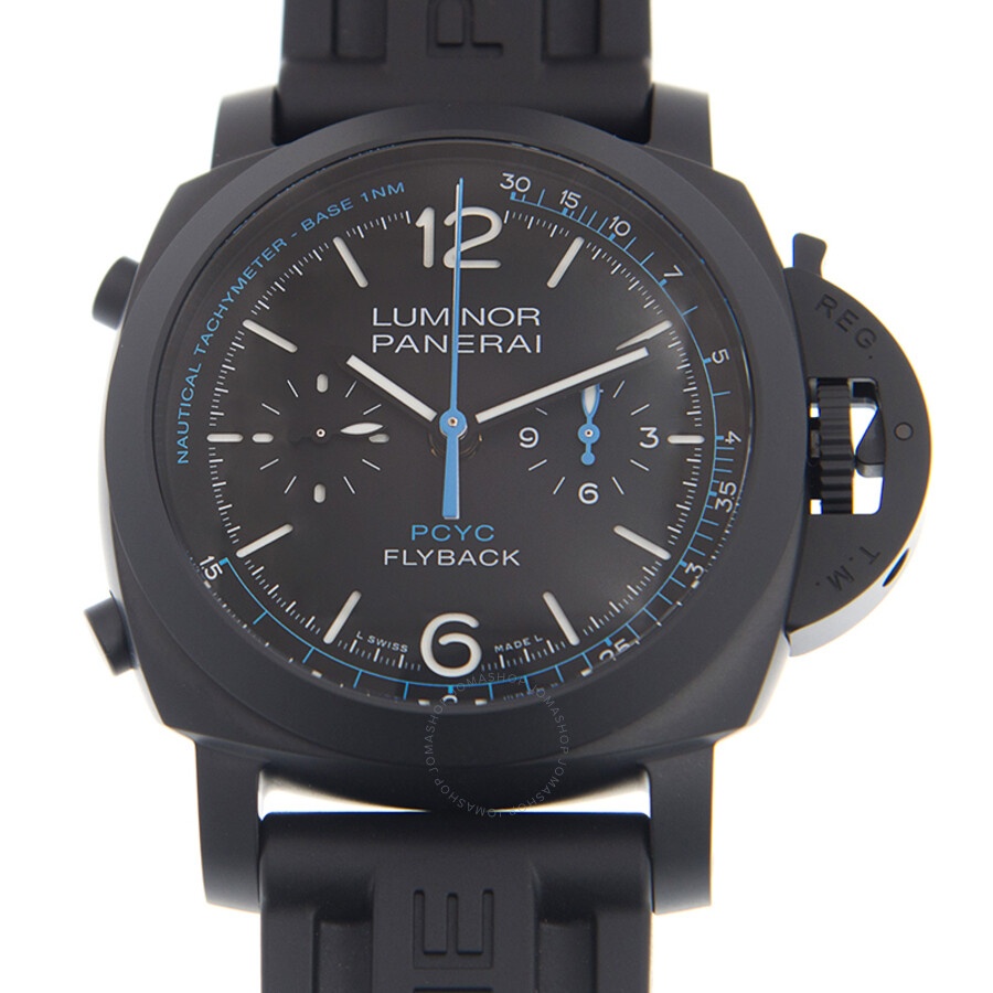 Panerai Luminor 1950 PCYC Chronograph Automatic Black Dial Men's Watch PAM00788 - 2