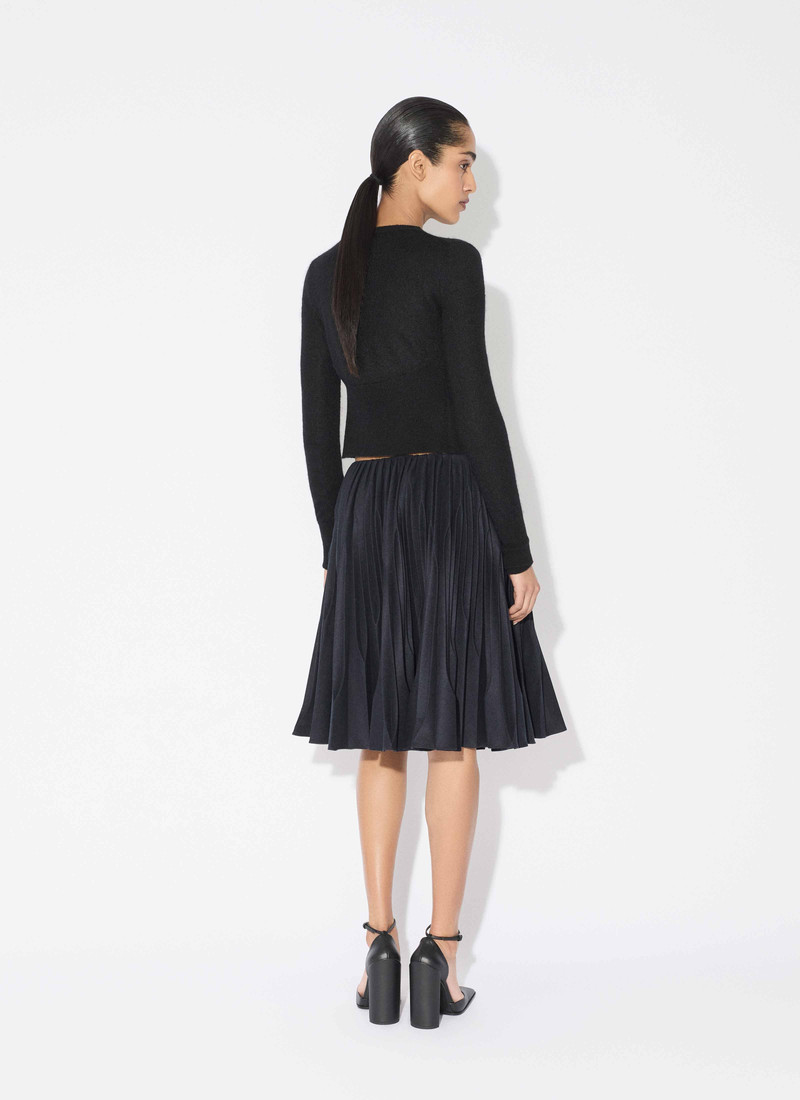 Alaïa MERINO FLANNEL PLEATED SKIRT outlook