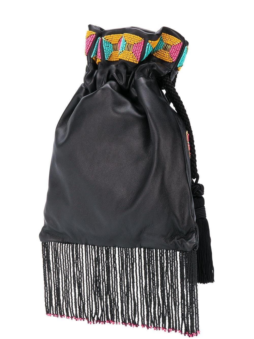 embellished fringed crossbody bag - 3