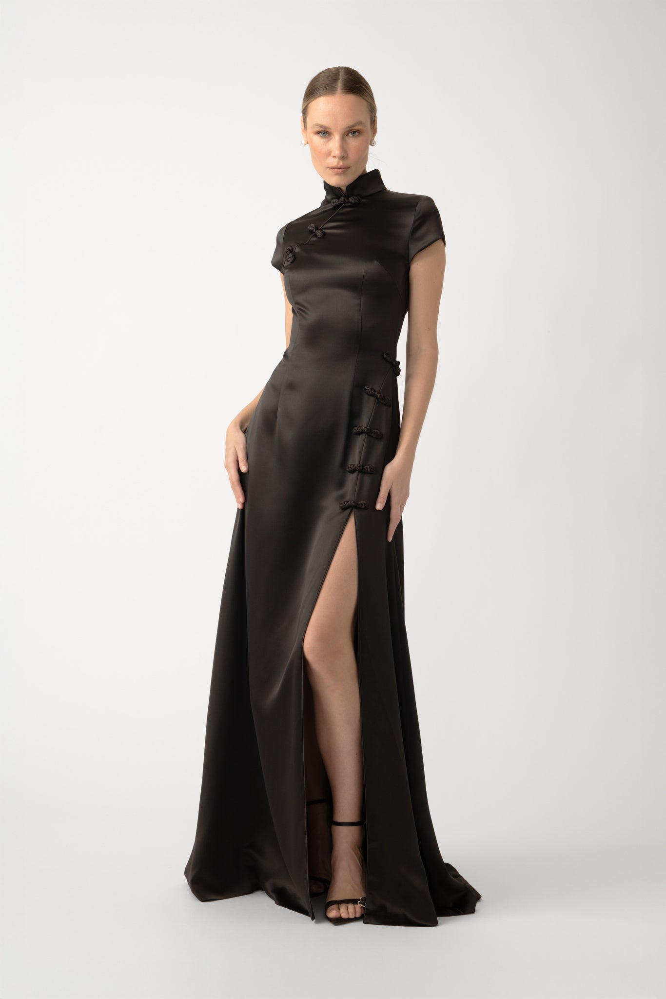 PIA SATIN GOWN - 2