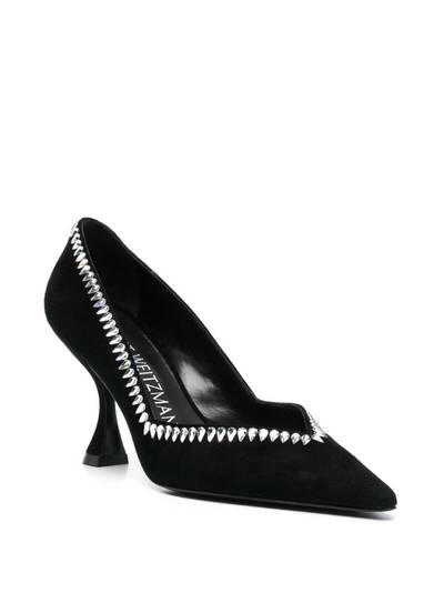 Stuart Weitzman 100mm crystal-embellished pumps outlook