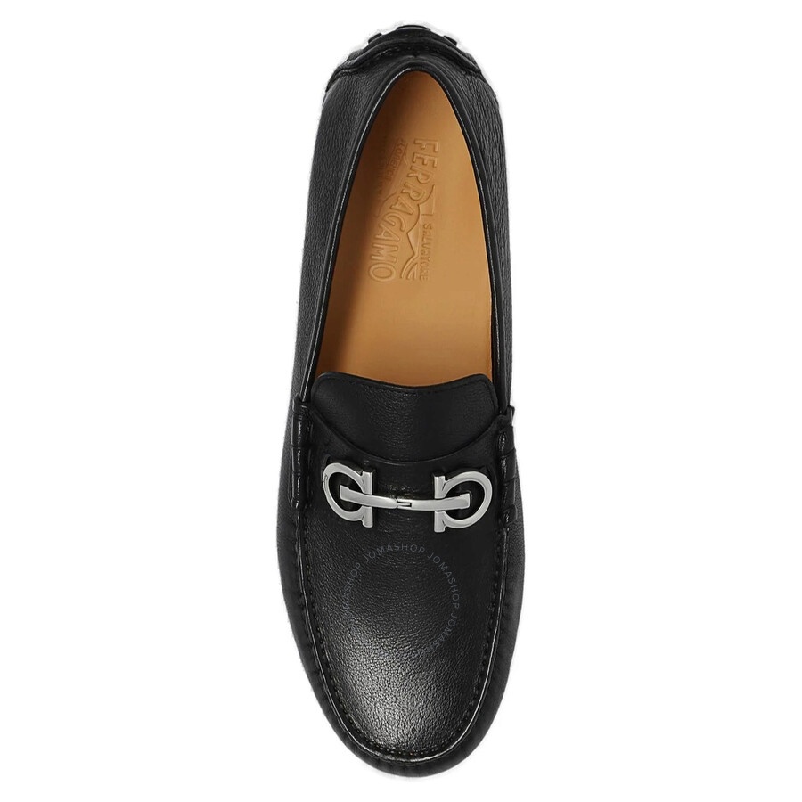 Ferragamo Black Gancini Ornament Driver - 4