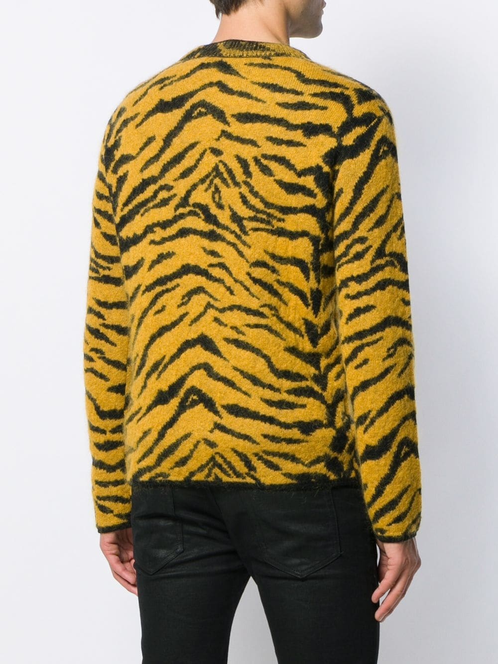 zebra intarsia jumper - 4