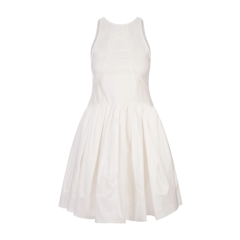 ワンピース Jil Sander White cotton mini dress (J01CT0119J45002 100) Jil Sander Jil Sander Woman White Cotton Mini Dress