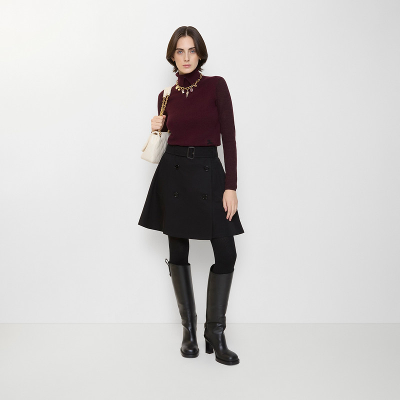 Burberry Gabardine Trench Mini Skirt outlook