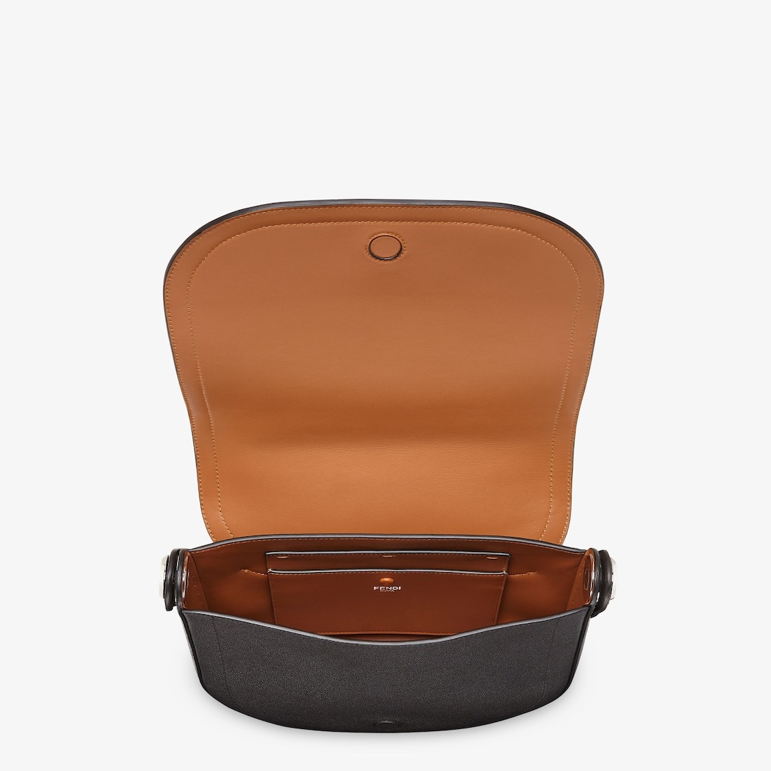 Fendi Roma Leather Chiodo Messenger - 4