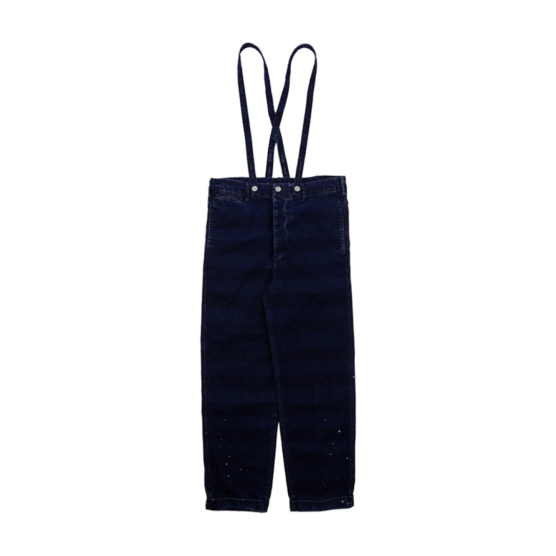 CAMUS BRACES PANTS WD DK.INDIGO - 1