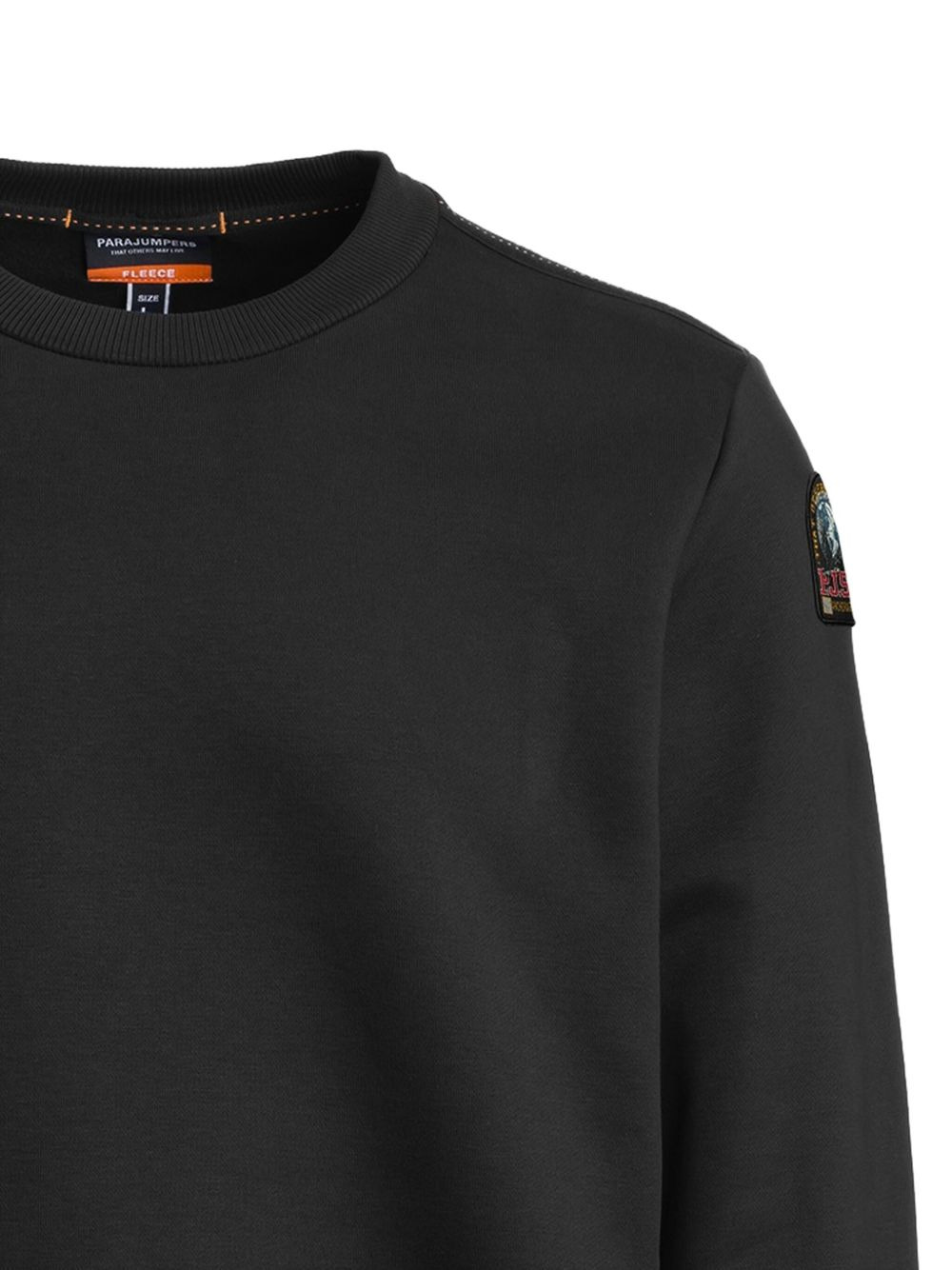 logo-patch crew-neck sweatshirt - 3