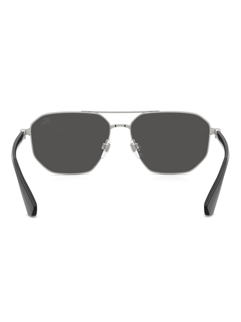 geometric-frame sunglasses 4
