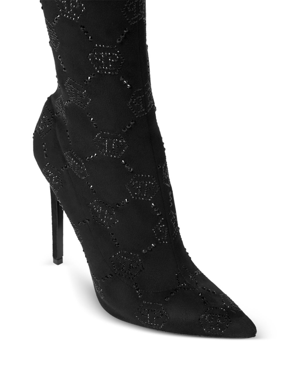 120mm monogram-pattern boots - 4