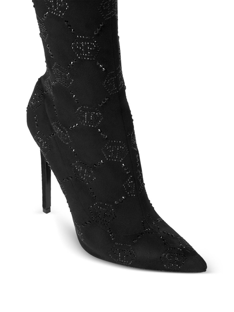 120mm monogram-pattern boots 4