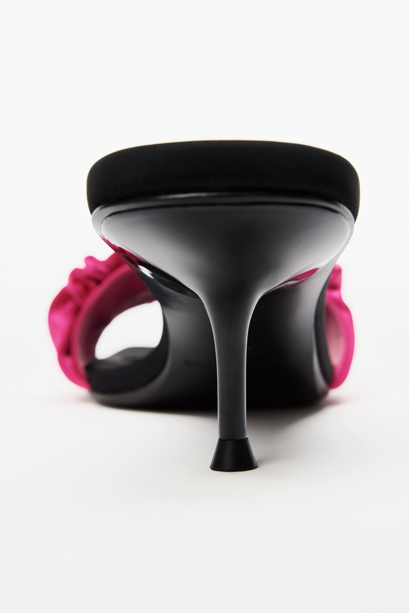 JESSIE SCRUNCHIE SLIDE SANDAL IN SATIN 5