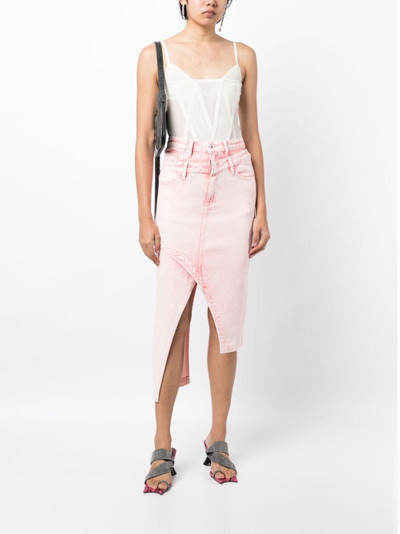 FENG CHEN WANG asymmetric layered-waist skirt outlook