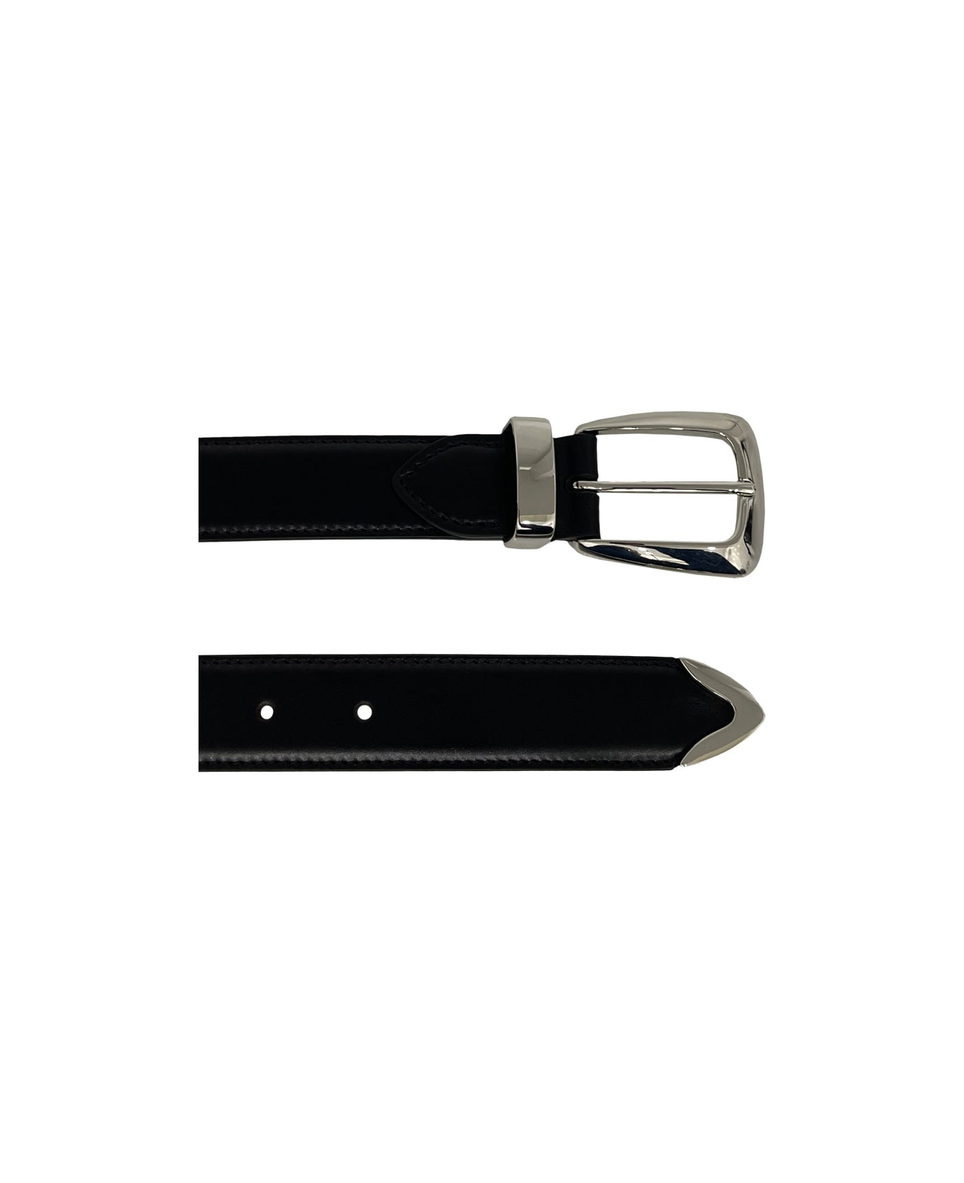 Benny Belt Whit Silver Buckle - 3