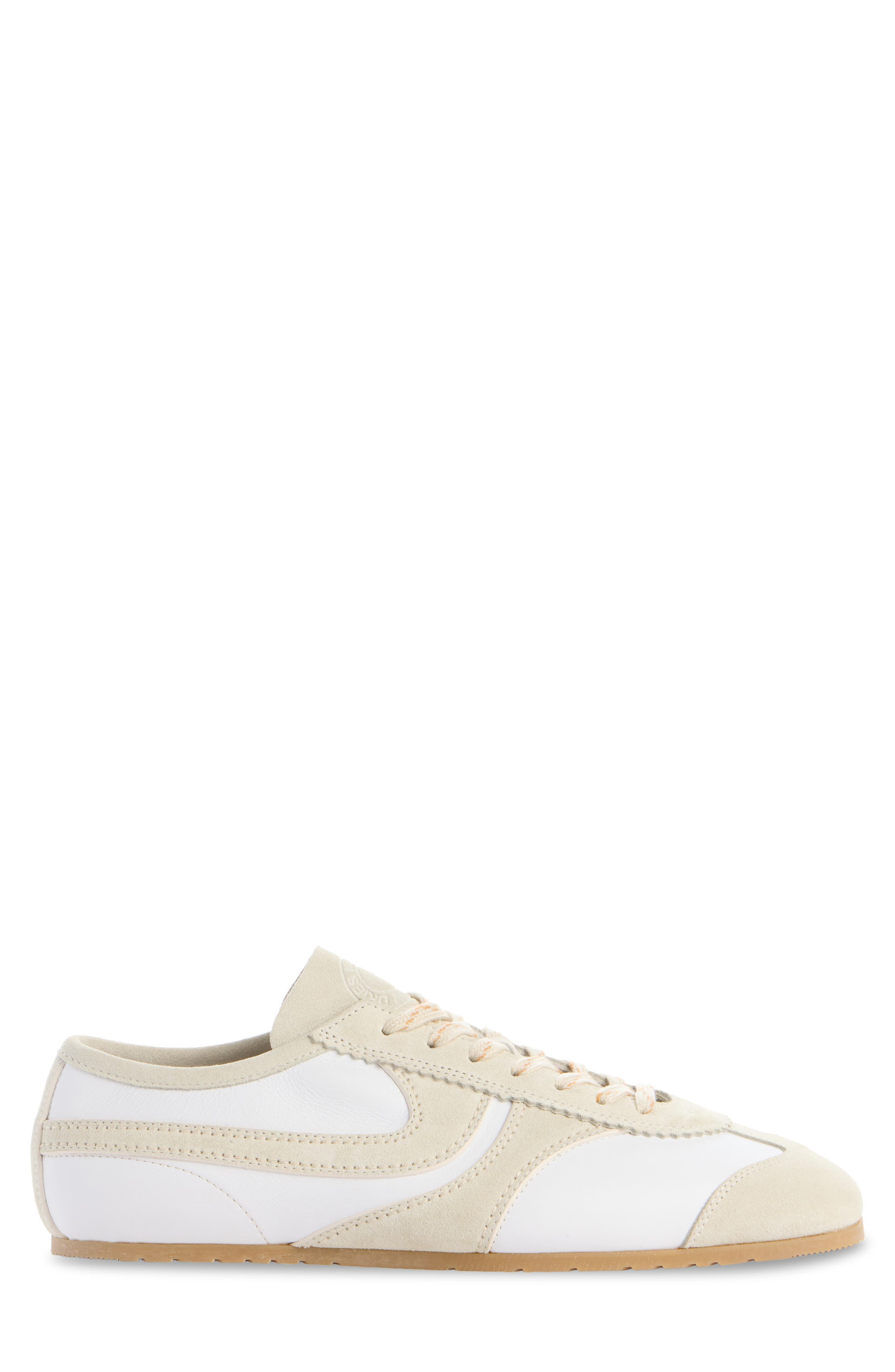 Dries Van Noten Suede Sneaker in White at Nordstrom - 3