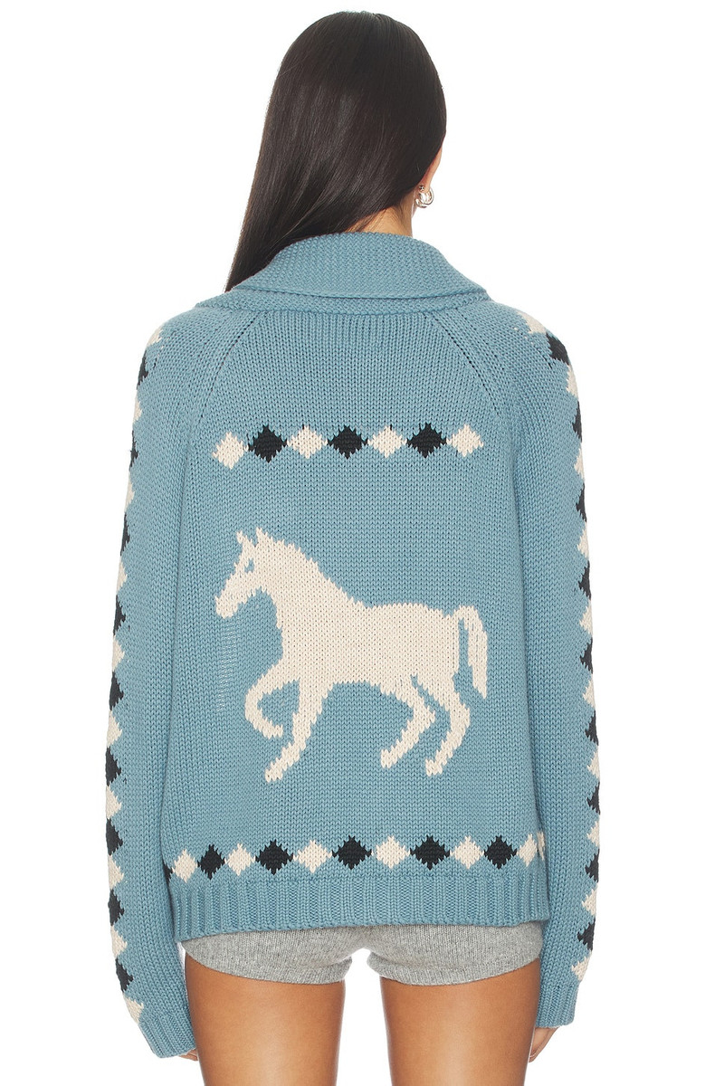 THE GREAT. The Stable Lodge Cardigan outlook